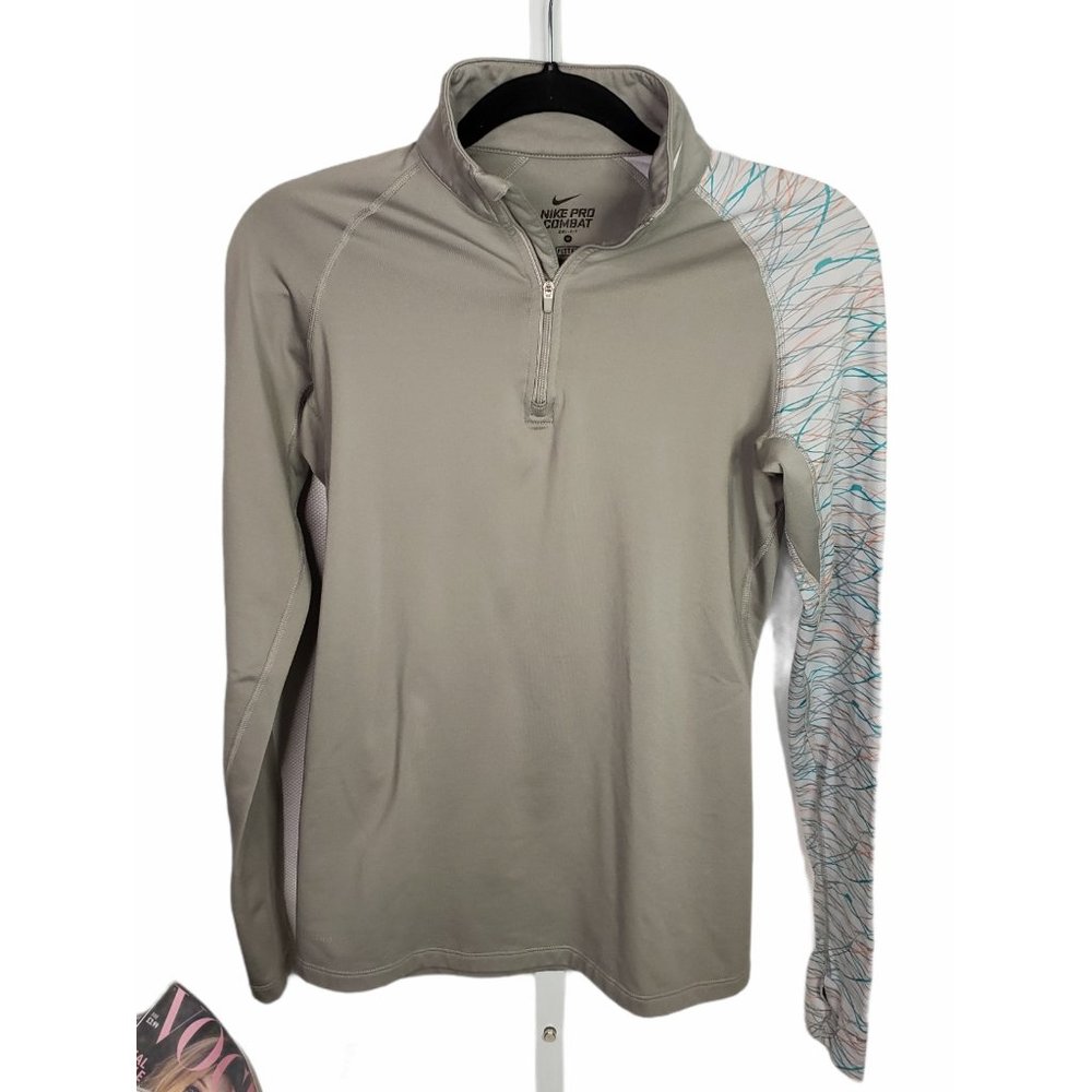 Nike Pro Combat Quarter Zip Jacket - image 1